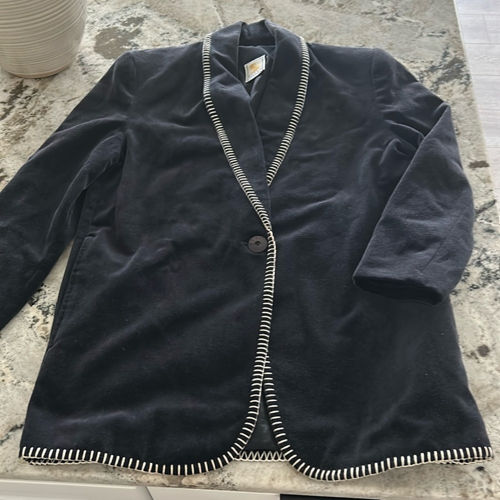 VINTAGE ASCENTE SPORT VELOUR BLAZER